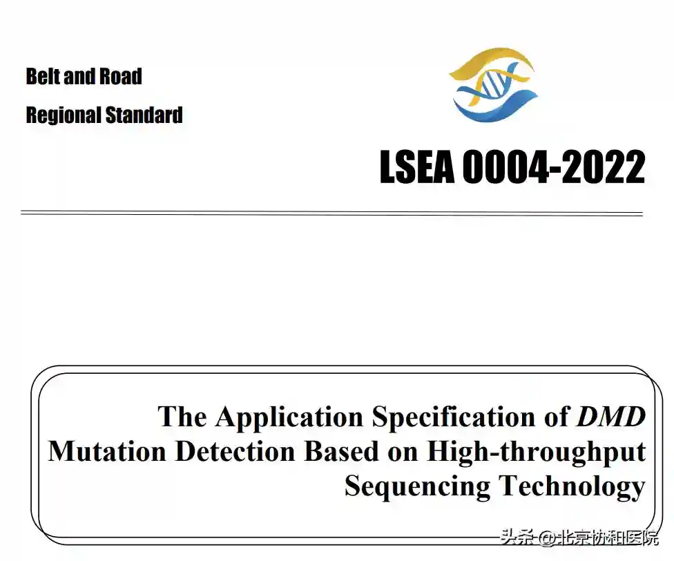 临床研究成果 | 协和牵头制定标准，助力杜兴型肌营养不良（DMD）诊断